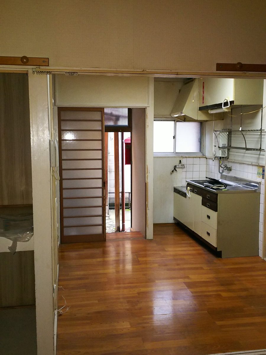 一乗寺の家　リフォーム施工前